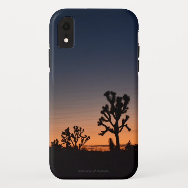Funda De Case-Mate Para iPhone Sunset Joshua Trees (Reverso)