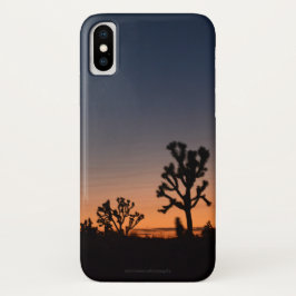 Funda Para iPhone X Sunset Joshua Trees