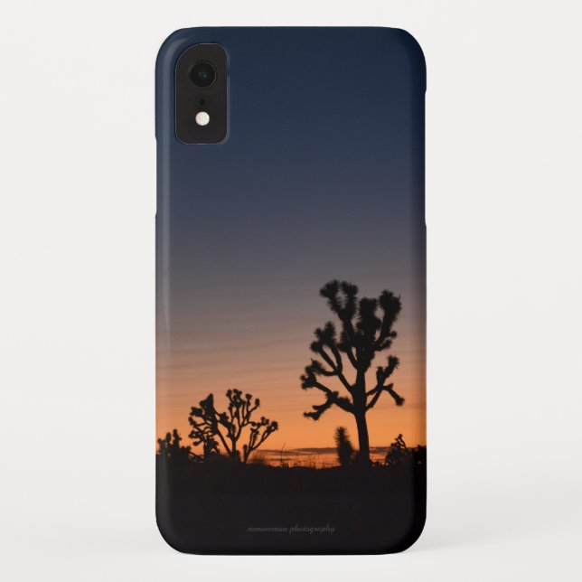 Funda De Case-Mate Para iPhone Sunset Joshua Trees (Reverso)