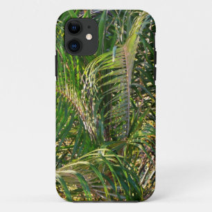 Funda Para iPhone 11 Sunset Lit Palm Fronds Tropical