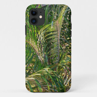 Funda Para iPhone 11 Sunset Lit Palm Fronds Tropical