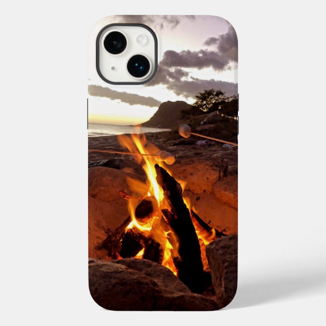 Funda De Case-Mate Para iPhone Sunset n'mores en Nanakuli, Hawaii (Reverso )