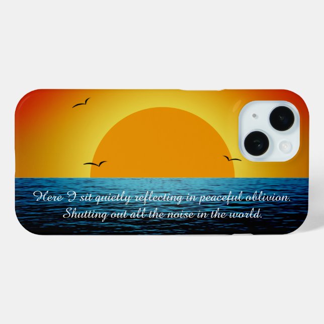 Funda De Case-Mate Para iPhone Sunset Soul (Reverso (Horizontal) )