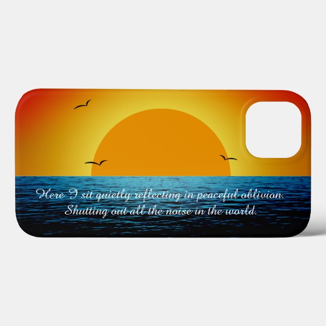 Funda De Case-Mate Para iPhone Sunset Soul (Reverso (Horizontal))