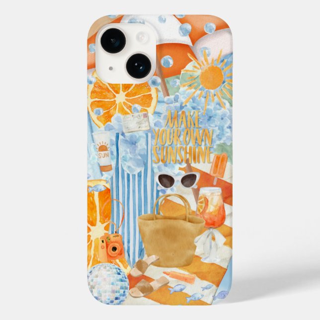 Funda De Case-Mate Para iPhone Sunshine & A Spritz (Reverso )