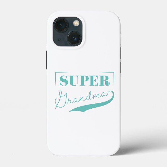 Funda De Case-Mate Para iPhone Super Abuela (Reverso )