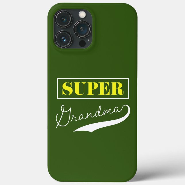Funda De Case-Mate Para iPhone Super Abuela (Reverso )