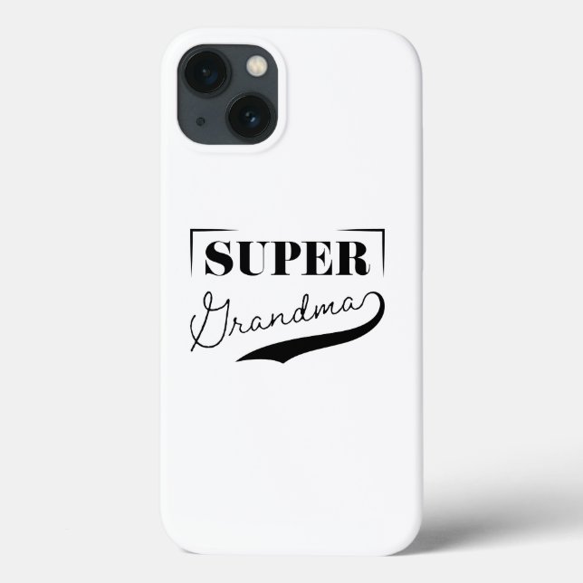 Funda De Case-Mate Para iPhone Super Abuela (Reverso)