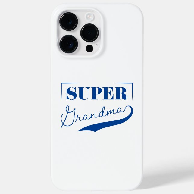 Funda De Case-Mate Para iPhone Super Abuela (Reverso)