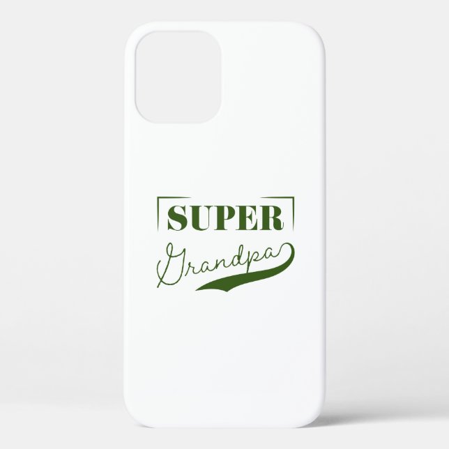 Funda De Case-Mate Para iPhone Super Abuelo (Reverso )