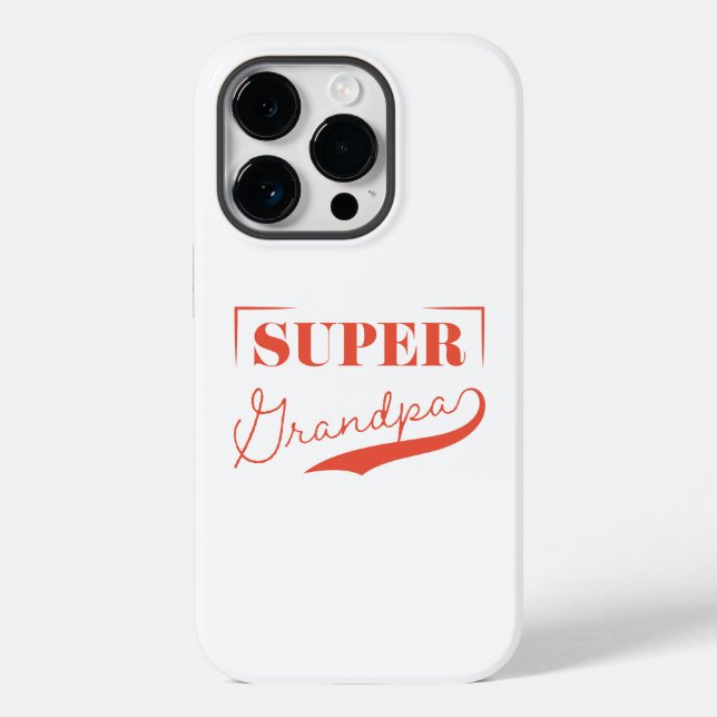 Funda De Case-Mate Para iPhone Super Abuelo (Reverso )