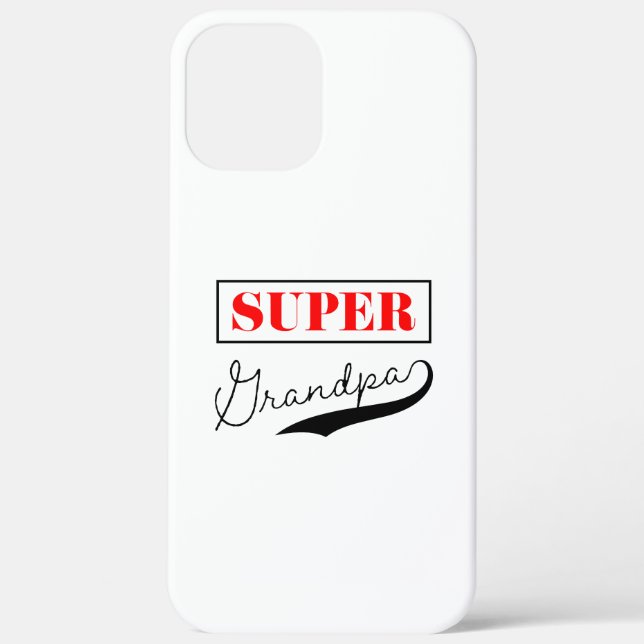 Funda De Case-Mate Para iPhone Super Abuelo (Reverso )