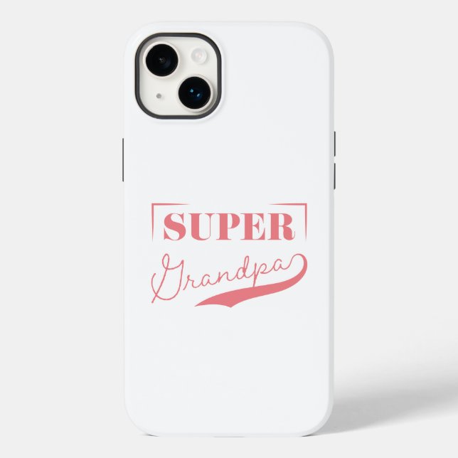 Funda De Case-Mate Para iPhone Super Abuelo (Reverso )