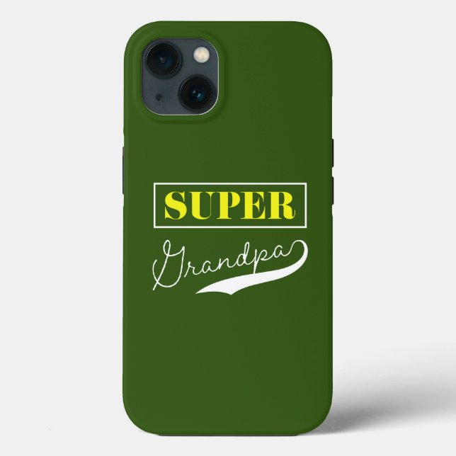 Funda De Case-Mate Para iPhone Super Abuelo (Reverso )