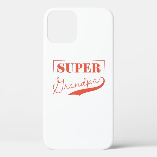 Funda De Case-Mate Para iPhone Super Abuelo (Reverso )