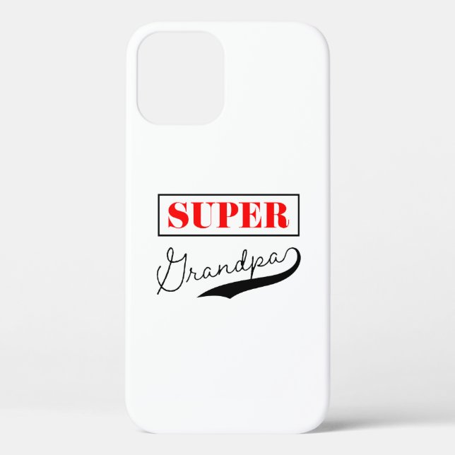 Funda De Case-Mate Para iPhone Super Abuelo (Reverso )