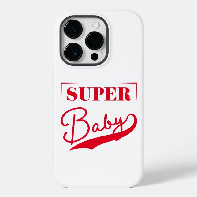 Funda De Case-Mate Para iPhone Super Baby (Reverso )