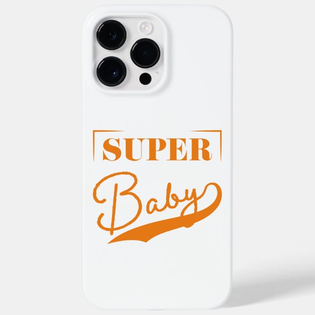 Funda De Case-Mate Para iPhone Super Baby (Reverso)