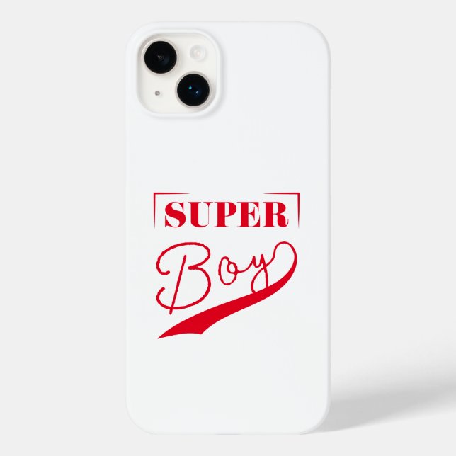 Funda De Case-Mate Para iPhone Super Boy (Reverso )