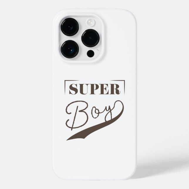 Funda De Case-Mate Para iPhone Super Boy (Reverso )