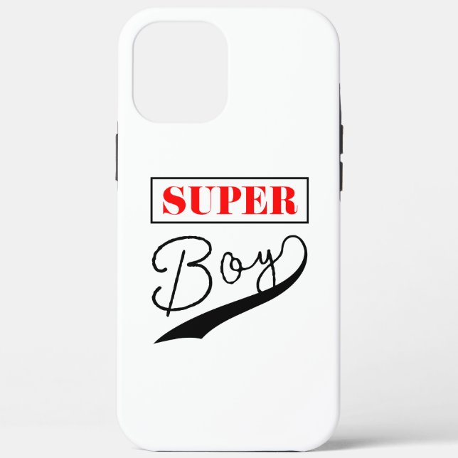 Funda De Case-Mate Para iPhone Super Boy (Reverso )