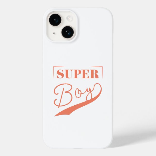 Funda De Case-Mate Para iPhone Super Boy (Reverso )