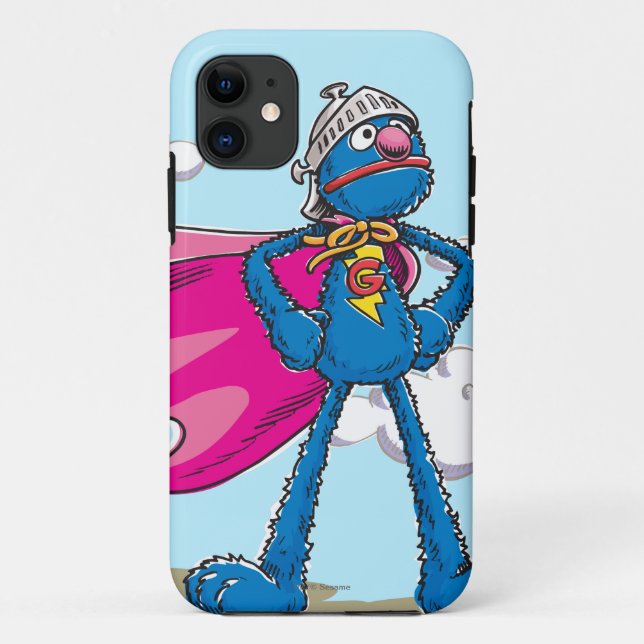 Funda De Case-Mate Para iPhone Super Grover (Reverso)
