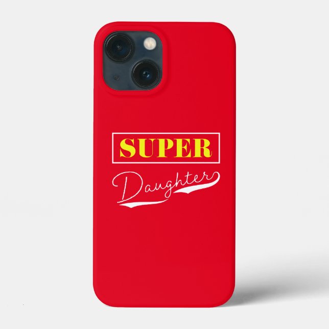 Funda De Case-Mate Para iPhone Súper hija (Reverso )