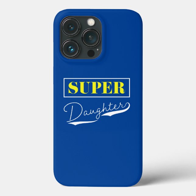 Funda De Case-Mate Para iPhone Súper hija (Reverso )