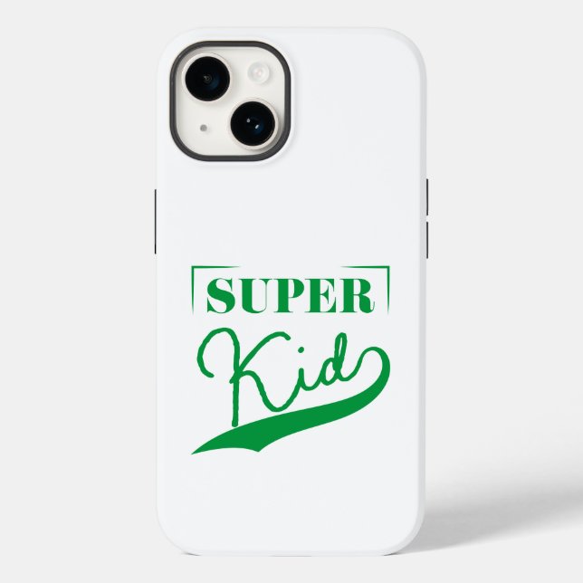 Funda De Case-Mate Para iPhone Super Kid (Reverso )