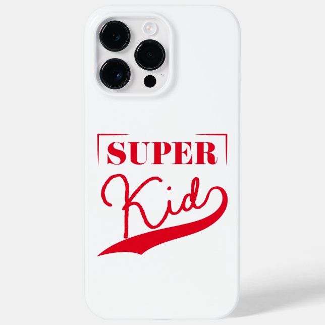 Funda De Case-Mate Para iPhone Super Kid (Reverso)