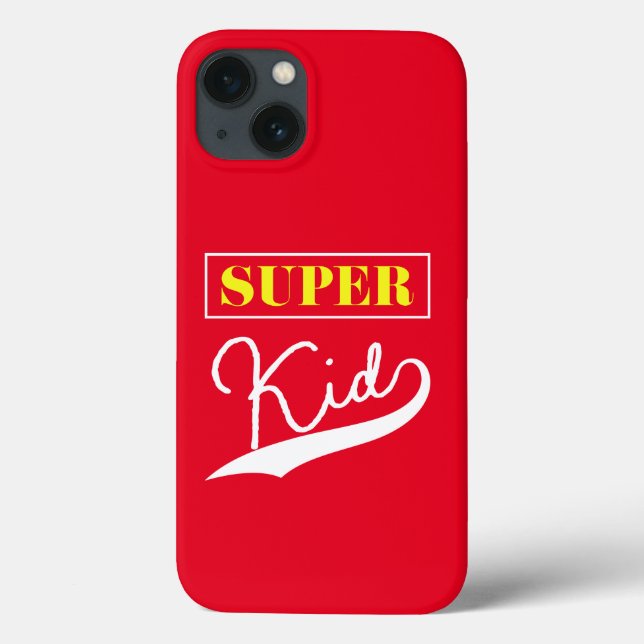 Funda De Case-Mate Para iPhone Super Kid (Reverso)