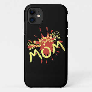 Funda Para iPhone 11 SUPER MOM graciosa idea de regalo del día de la ma