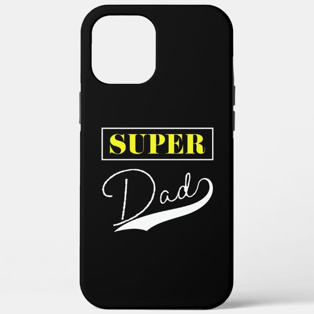 Funda De Case-Mate Para iPhone Super Papá (Reverso )