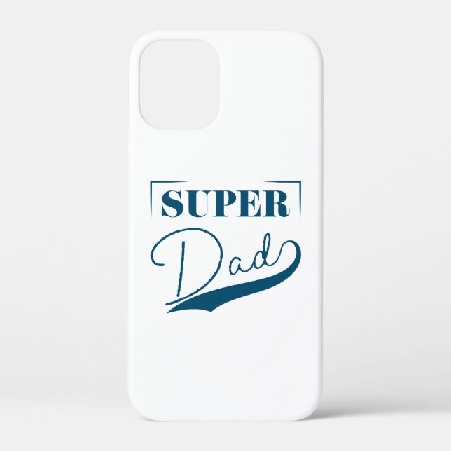 Funda De Case-Mate Para iPhone Super Papá (Reverso )