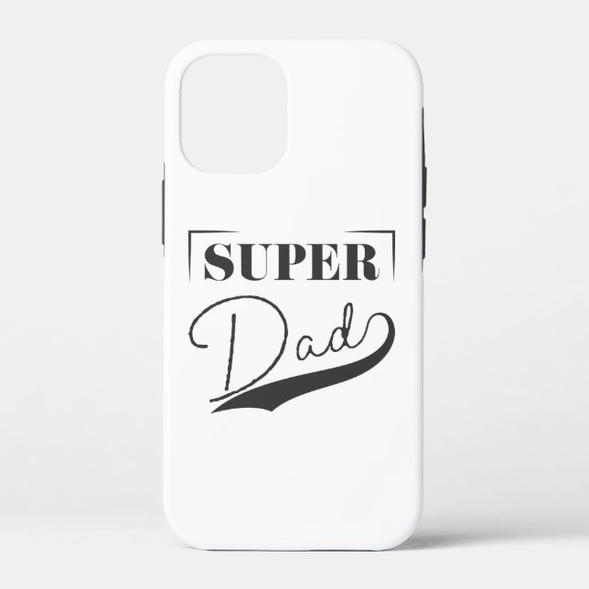 Funda De Case-Mate Para iPhone Super Papá (Reverso )