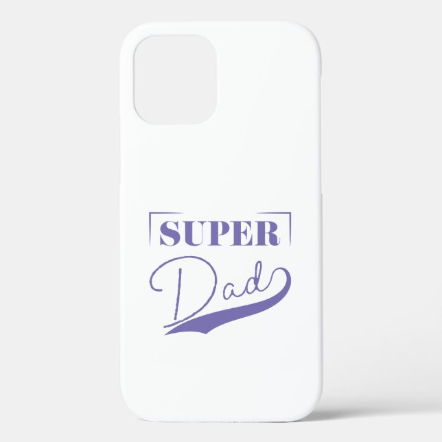 Funda De Case-Mate Para iPhone Super Papá (Reverso )