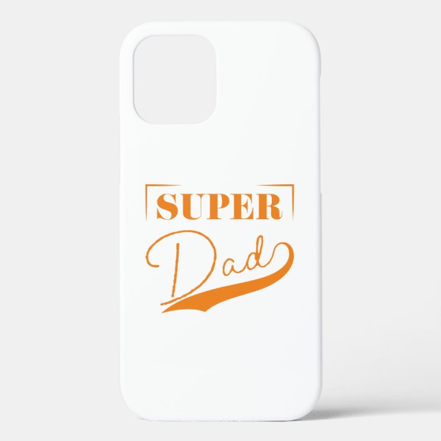 Funda De Case-Mate Para iPhone Super Papá (Reverso )