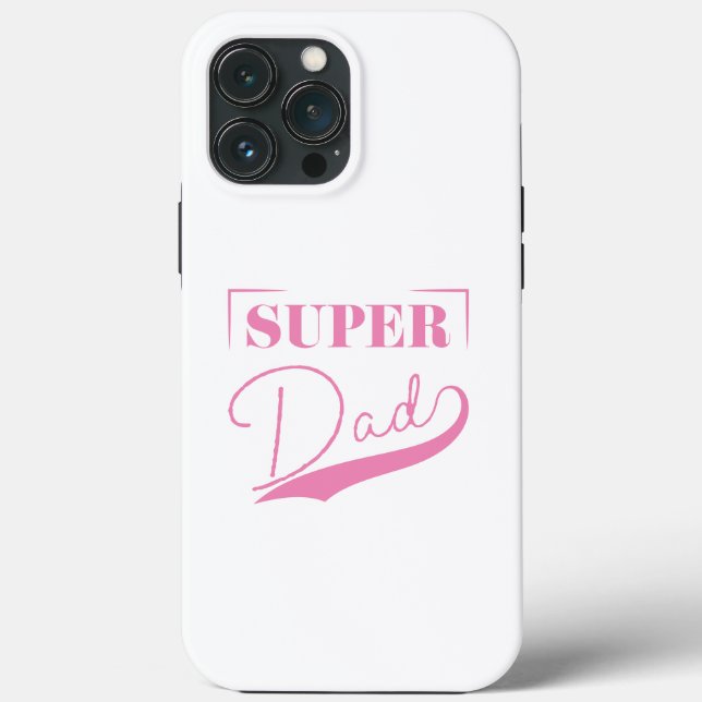 Funda De Case-Mate Para iPhone Super Papá (Reverso )