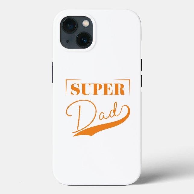 Funda De Case-Mate Para iPhone Super Papá (Reverso )