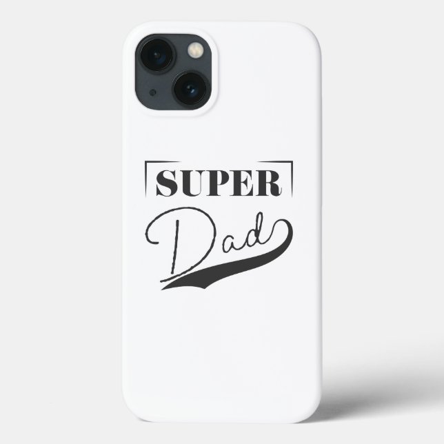 Funda De Case-Mate Para iPhone Super Papá (Reverso)