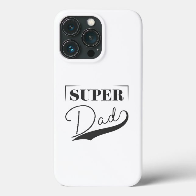 Funda De Case-Mate Para iPhone Super Papá (Reverso )