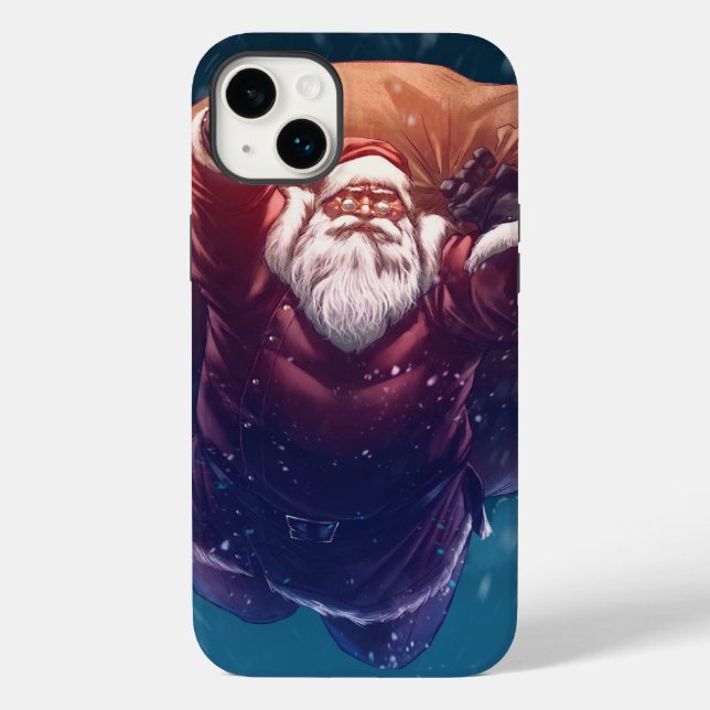 Funda De Case-Mate Para iPhone Super Santa (Reverso )