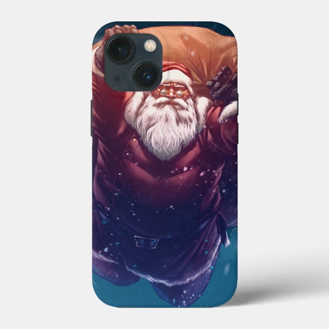 Funda De Case-Mate Para iPhone Super Santa (Reverso )