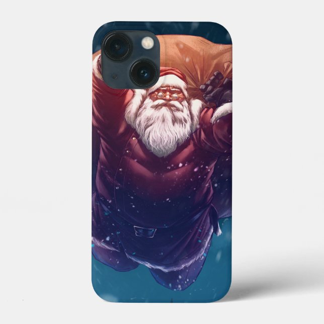 Funda De Case-Mate Para iPhone Super Santa (Reverso )