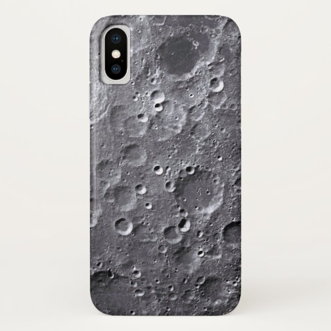 Funda De Case-Mate Para iPhone Superficie de la luna (Reverso)