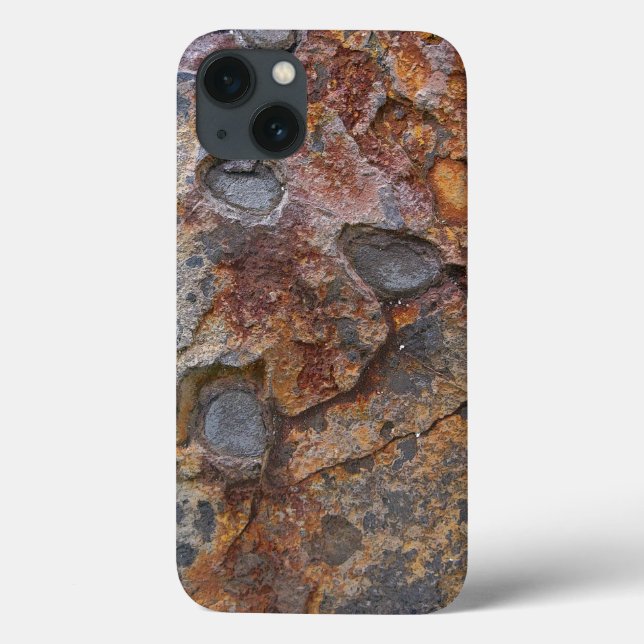 Funda De Case-Mate Para iPhone Superficie de rock sedimentaria (Reverso)