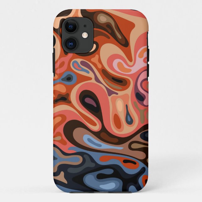 Funda De Case-Mate Para iPhone superficie líquida 4 (Reverso)