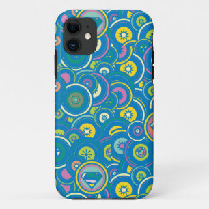 Funda Para iPhone 11 Supergirl Circle Blue Pattern