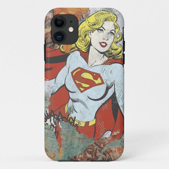 Funda De Case-Mate Para iPhone Supergirl Comics 2 (Reverso)